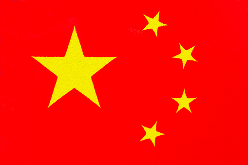 Chinese flag, Asia