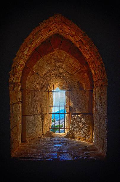 château d’ajloun et ses environs, jordanie - ajlun photos et images de collection