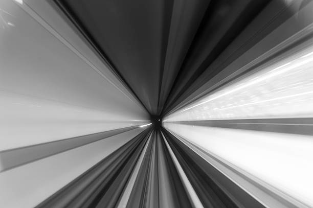 istock Speed motion in urban highway road tunnel 628895844
