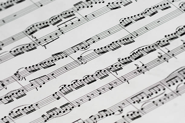 music sheet music sheet ludwig van beethoven photos stock pictures, royalty-free photos & images