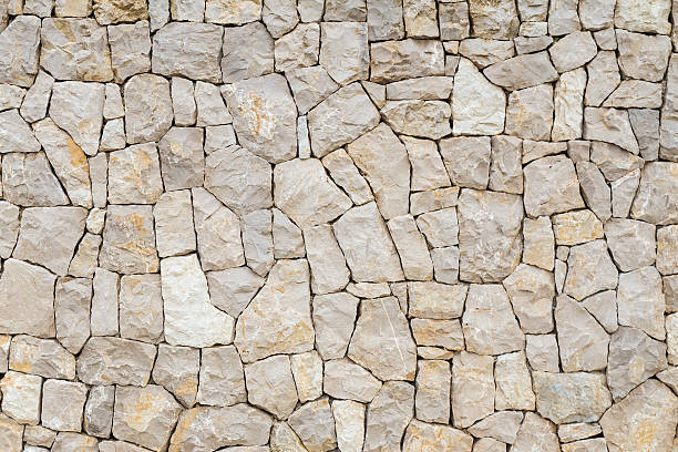 Stone wall texture stock photo