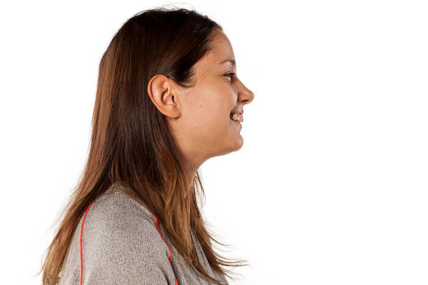 istock profile of young beautiful woman 628900620