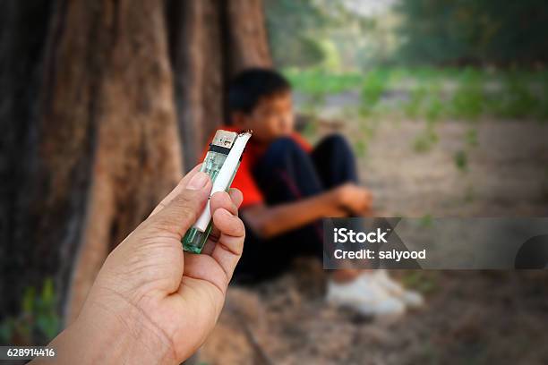Drug Problems In Youth Stock Photo - Download Image Now - Addict, Adolescence, Cigarette