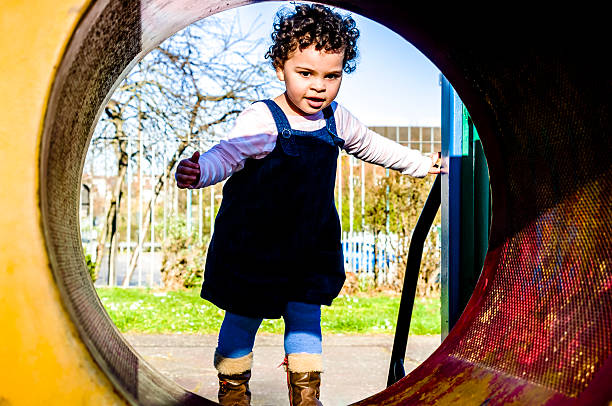 istock PEOPLE:  Child(2-3) Playing in Plaground. 628916616