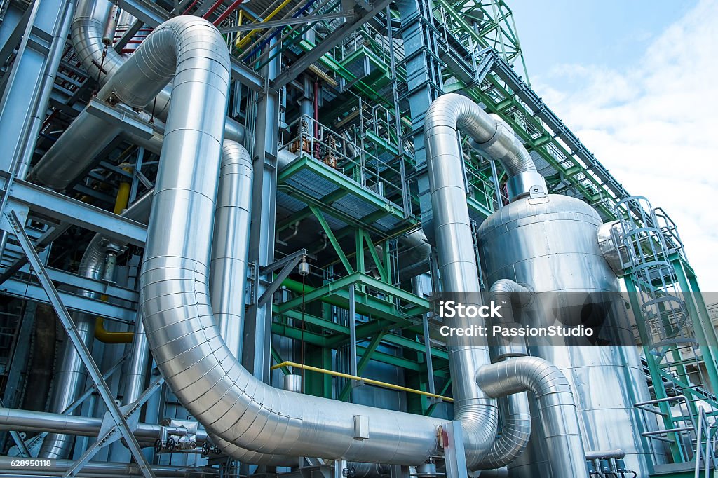 landen Wiegen pijn Steam Piping With Thermal Insulation In Boiler Of Power Plant Stock Photo -  Download Image Now - iStock
