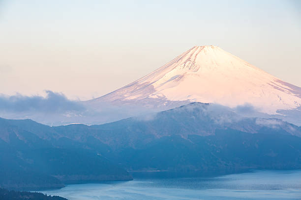 istock Fuji Mountain Lake Hakone Sunrise 628963816