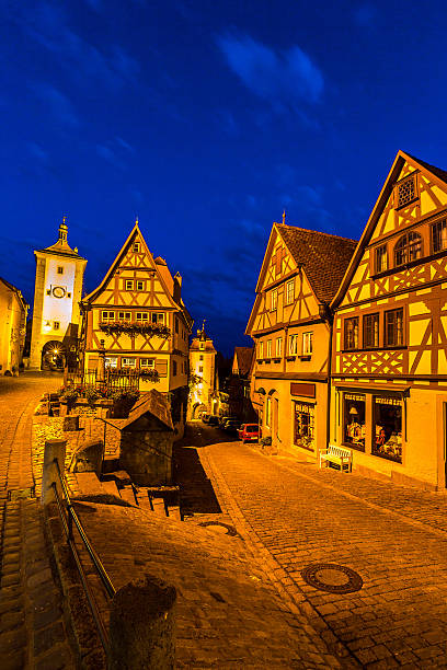 istock Rothenburg ob der Tauber Night 628964592
