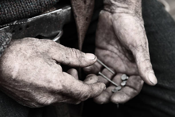 Ręce robotnika – zdjęcie