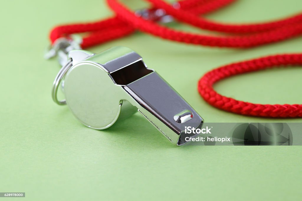 Metal whistle Whistle Stock Photo