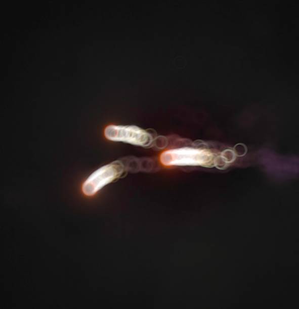 istock Light blur and defocus bokeh circles like alien parasites 628978864