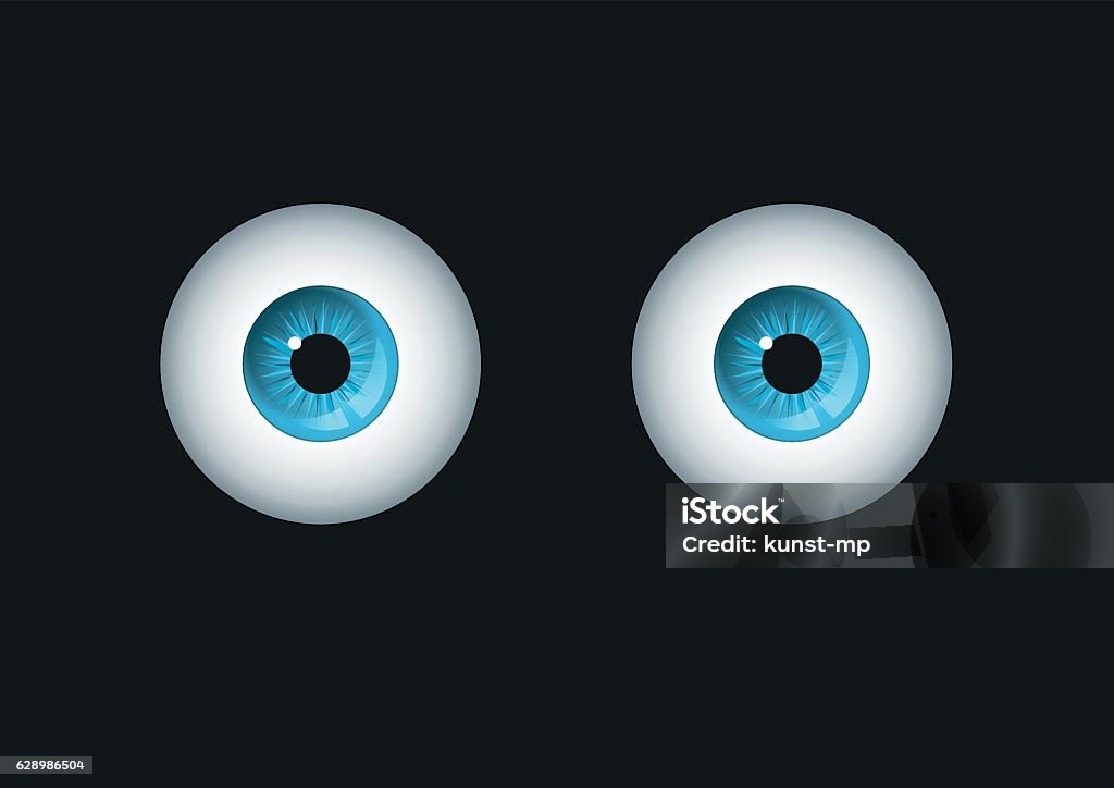 Blue Eyes Background with eyes Eye stock vector