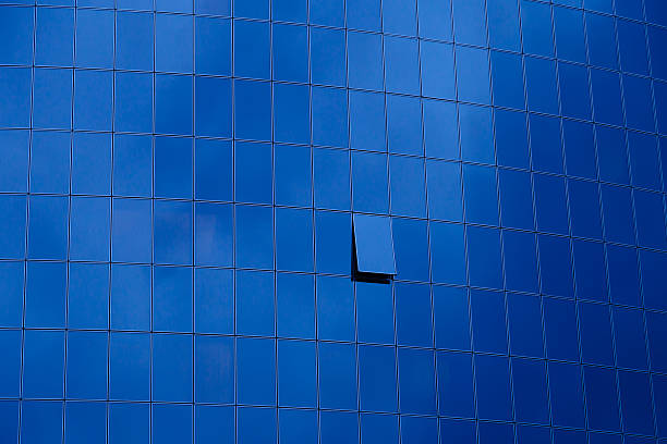 istock Office building window glass abstract pattern use for background. Business 628987926