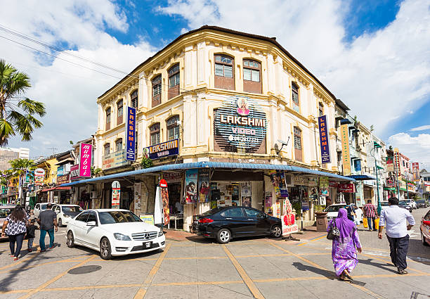 penang little india - cayman islands street georgetown cayman islands grand cayman stock-fotos und bilder