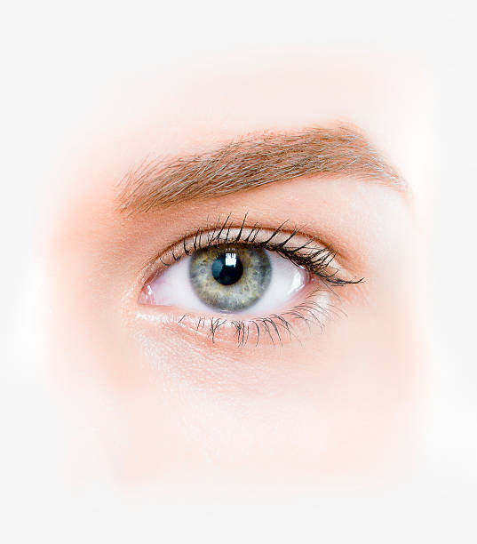 beautifull eye close-up stock photo