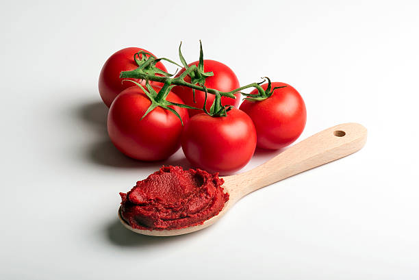 Tomato paste stock photo