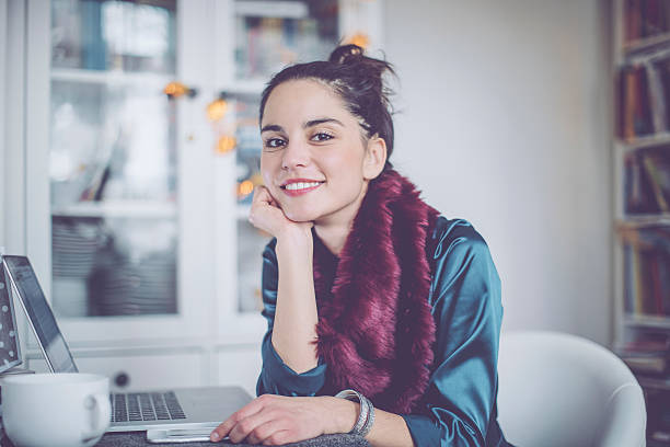 istock Young woman at home 629006722
