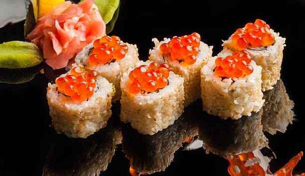 istock sushi, Japanese cuisine with fresh seafood 629006954