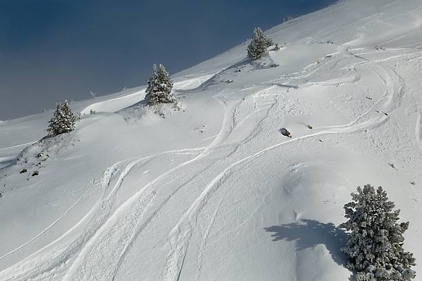 istock Skiing slopes, majestic Alpine landscape 629007512