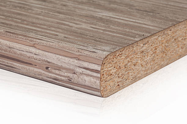 istock Laminated particleboard chipboard is used in the furniture ind 629009132