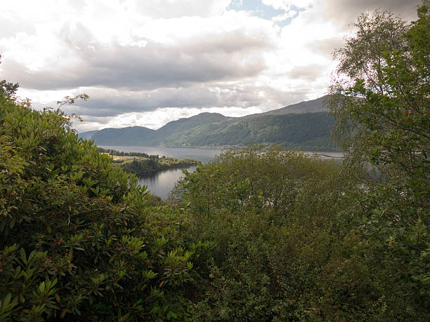 istock Trees and mountains around Loch Ness 629009742