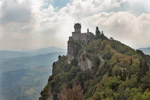 Cesta tower, one of three fortress in San Marino.