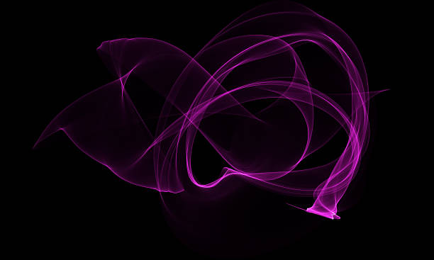 istock Colored Light Energy Streak on Black Background 629010986