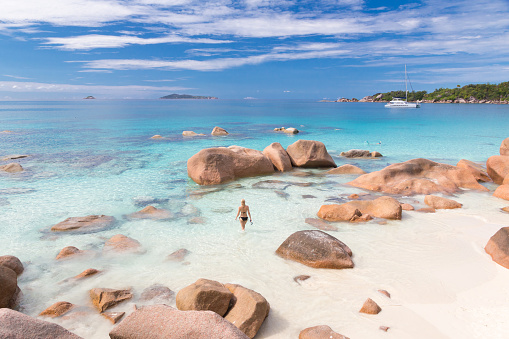 Anse Source D'Argent beach, La Digue Island, Seychelles