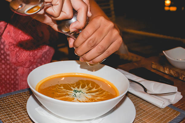 istock Pumpkin soup for your diet 629022446