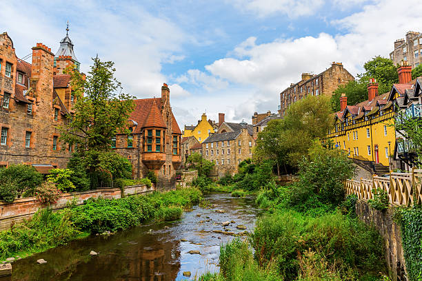 istock Dean Village along the river Leith in Edinburgh, Scotland 629023178