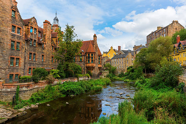 istock Dean Village along the river Leith in Edinburgh, Scotland 629023224
