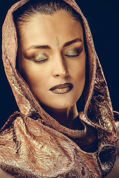 istock Beautiful woman with make-up 629024632