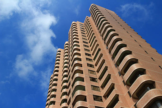 istock Modern urban block house 629026472