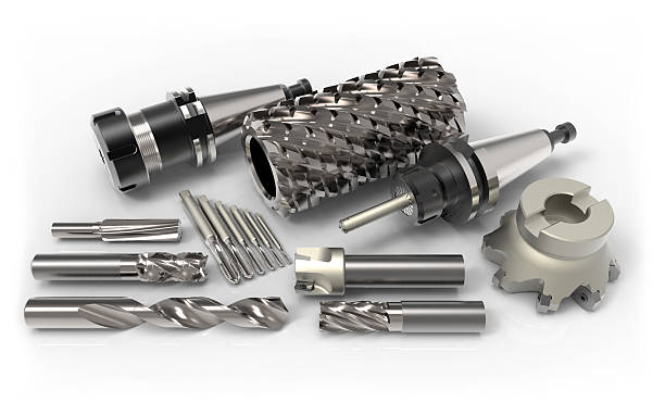 Milling tools stock photo