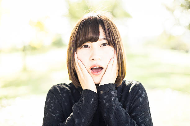 istock Beautiful Asian women feeling relaxed 629037228