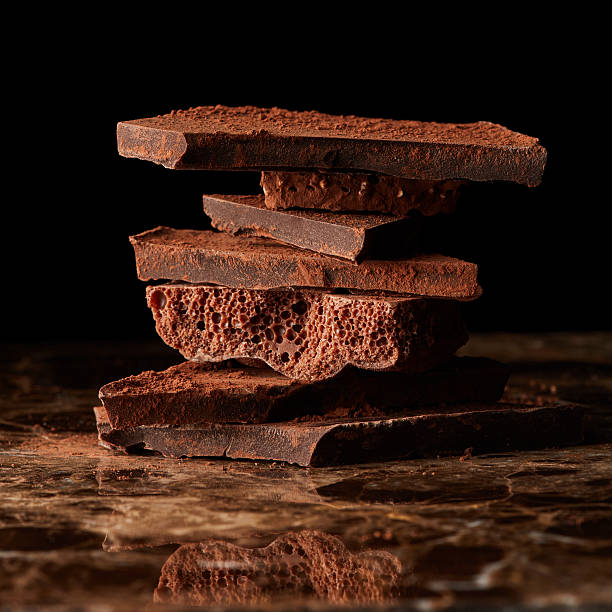 istock Heap of broken pieces chocolate 629037734