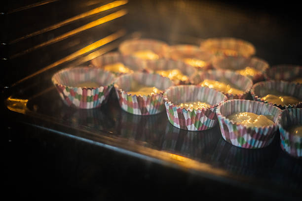 Baking Cupcakes stock photo