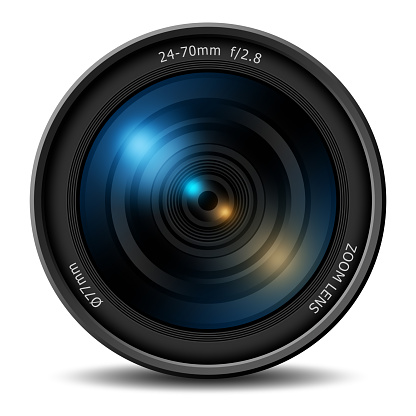 Objetivo zoom de cámara digital profesional photo