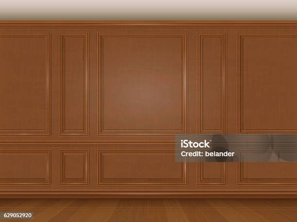 Wooden Wall Panel Stock Illustration - Download Image Now - Wall - Building Feature, Wood - Material, Wood Paneling