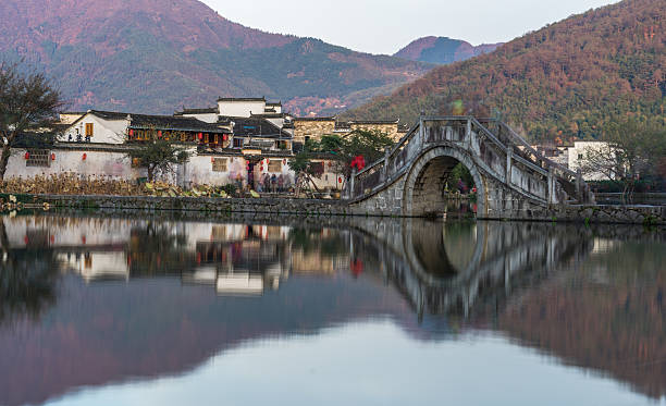 istock view shot from Anhui old village,Hong Cun 629054186