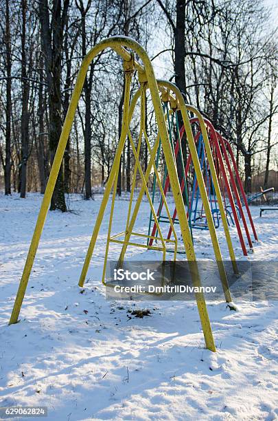 Row Of The Teeter Stock Photo - Download Image Now - Balance, Childhood, Cold Temperature