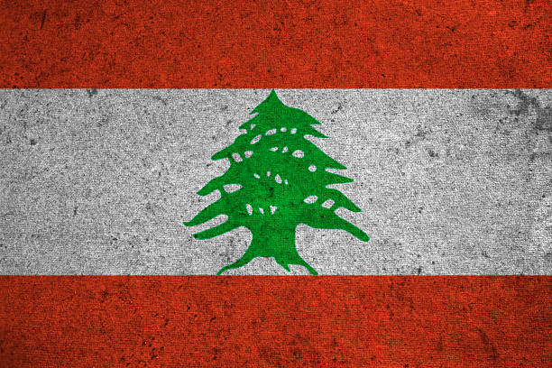 istock lebanon flag on an old grunge background 629072720