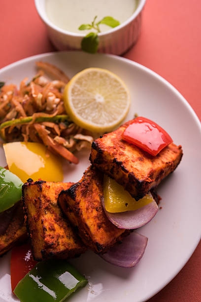 istock chilli paneer tikka or paneer kabab 629073320