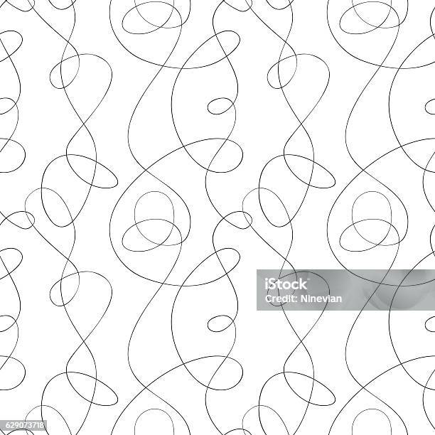 Line Pattern With Curve Curved Lines Pattern Stock Illustration - Download Image Now - Abstract ...