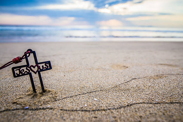 istock the cross in beach 629074916