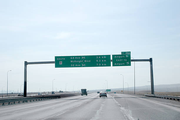 istock Stoney Trail - the Road near Calgary, Alberta, Canada 629077216