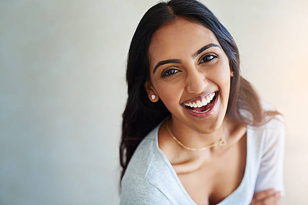 istock Happiness in the heart shows on the face 629077532