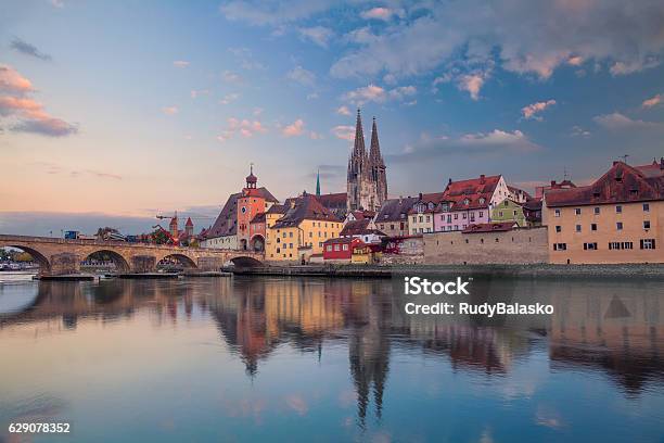 Regensburg - Fotografie stock e altre immagini di Ratisbona - Ratisbona, Fiume Danubio, Germania