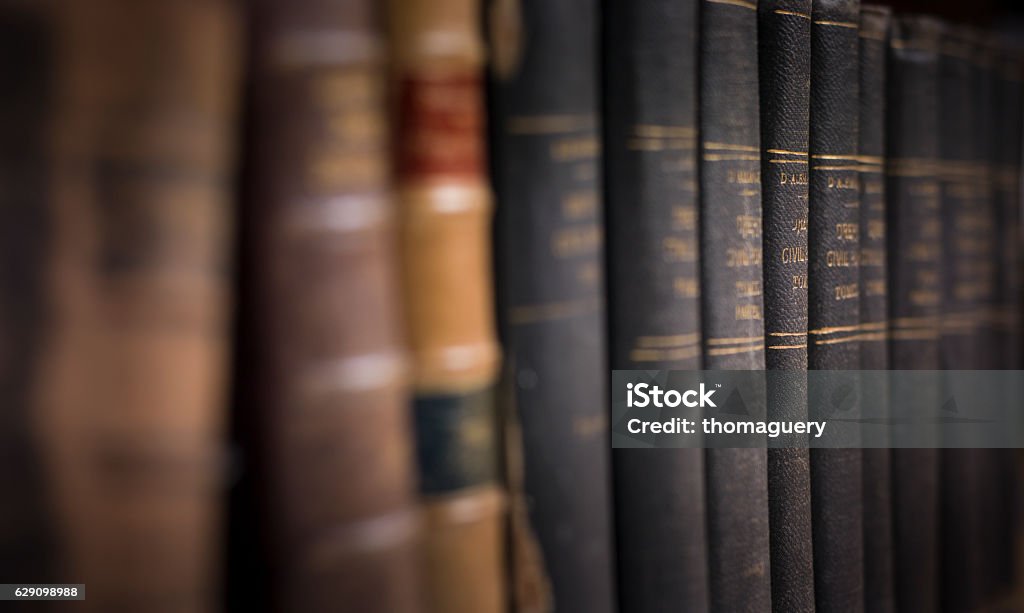 paper wisdom old books , old legal books Book Stock Photo