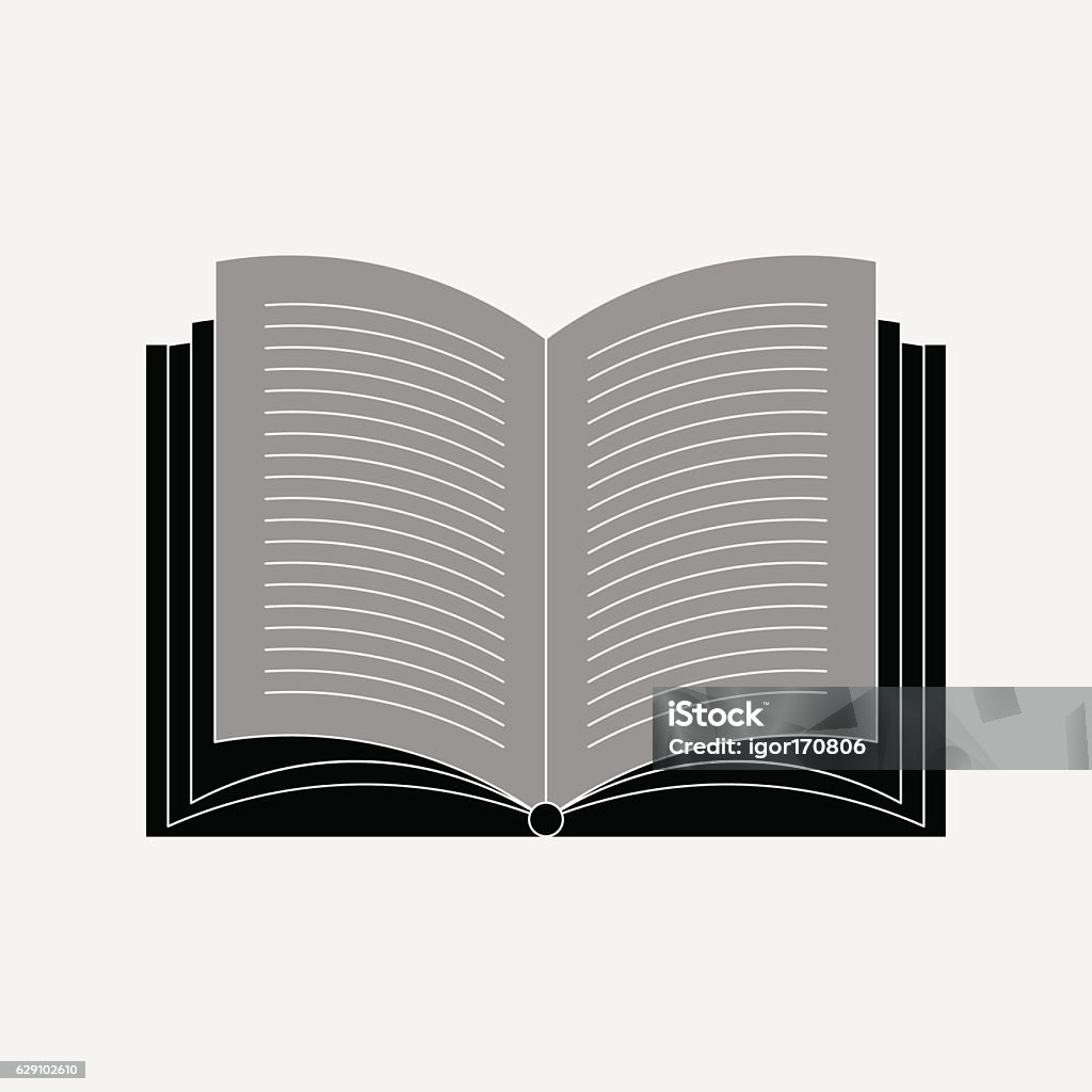 Biểu Tượng Mở Sách Đọc Sách Hình Ảnh Vector Hình minh họa Sẵn có ...