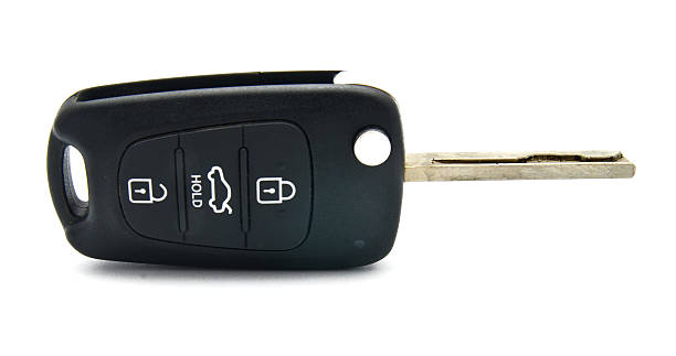 istock Car key and alarm system charm 629113402